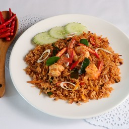 ข้าวผัดต้มยำกุ้ง
