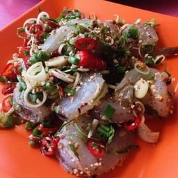 ลาบกุ้งสด