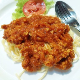 สปาเก็ตตี้ ไก่สับ