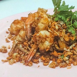 กุ้งทอดกะเทียม