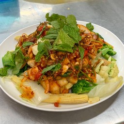 เนื้อปลากะพง ลุยสวน