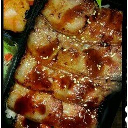 (กับข้าว)หมูสามชั้น ย่างซอส