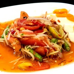ตำไทย ไข่เค็ม