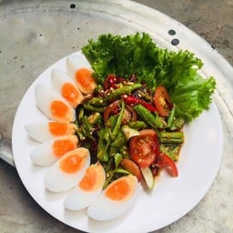 ตำถั่ว+ไข่ต้ม