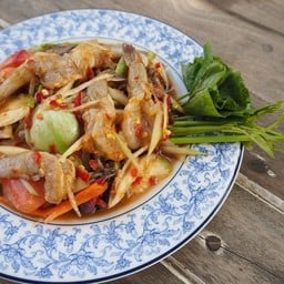 ตำกุ้งสด