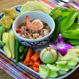 น้ำพริกกะปิกุ้งสด (น้ำชุบหยำ)