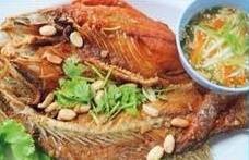 ปลาทับทิมทอดน้ำปลา