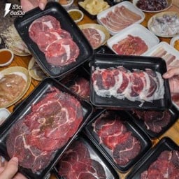 เนื้อนัว บุฟเฟ่ต์ปิ้งย่างกระทะร้อน   บางใหญ่