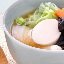 ต้มจืดผักกากขาว หมูสับ สาหร่าย