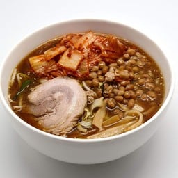 Miso kimchi natto ramen