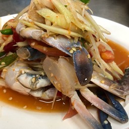 ส้มตำปูม้า (ใส่ปูม้า1ตัว)