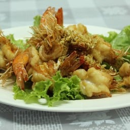 กุ้งทอดกระเทียม