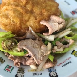 พริกหยวกหมู + ไข่เจียว