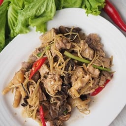 ไก่ไทยผัดขิง