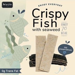 ปลาแผ่นกับสาหร่ายอบกรอบ 20 กรัม