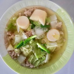 ต้มจืดเต้าหู้หมูสับ (กับข้าว)