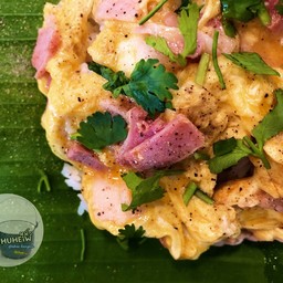 ข้าวไข่ข้นเบคอน