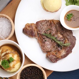 สเต็กเนื้อรบอาย( Australian Black