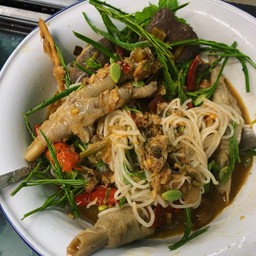 ขนมจีนน้ำยาป่นปลาช่อน