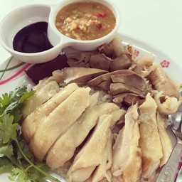 ข้าวมันไก่ต้ม+ตับ