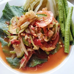 ตำเเตงไทยปู