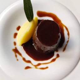 Beef shank braised in red wine