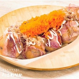 Size S : ทาโกะยากิ 3 ลูก หน้าเบคอนกรอบ