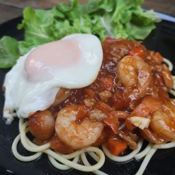 Pastel สปาเก็ตตี้กุ้ง