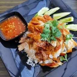 ข้าวมันไก่ทอด by Ball