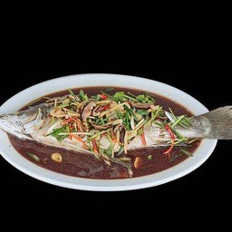 ปลากะพงนึ่งซีอิ๊ว