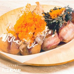 Size S : ทาโกะยากิ 3 ลูก คอมโบ้รวมมิตร 3 หน้า