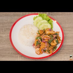 ข้าวยำไก่แซ่บ หน้าพฤกษา