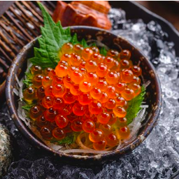 Ikura Sashimi ซาซิมิไข่ปลาแซลมอน