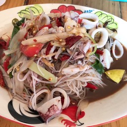 ตำซั่วหมึกเด้ง