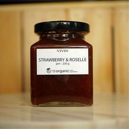 Jam & Chutney - Strawberry & Roselle jam 220g
