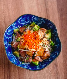 Wagyu Foie Gras Mini Don  ข้าวหน้าเนื้ออิวาเตะ และฟัวกราส์