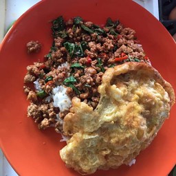 กระเพราหมูสับ