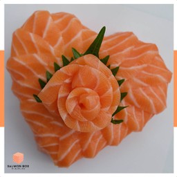Salmon Valentine Cake