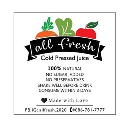 all fresh_น้ำผักผลไม้สกัดเย็น