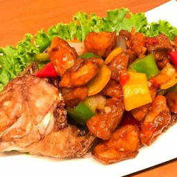 Fried Fish with Sweet&Sour sauce (ปลาเปรี้ยวหวาน)