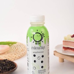 ชาเขียวนมไข่มุก แบบขวด