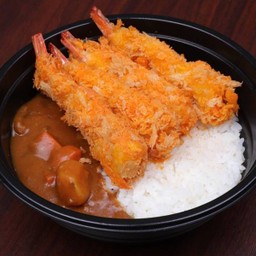 ข้าวแกงกระหรี่กุ้งทงคัสซึ