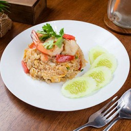 Prawn Fried Rice ข้าวผัดกุ้งแชบ็วยใหญ่
