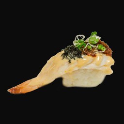 ซูชิกุ้งซอสต้มยำกุ้ง