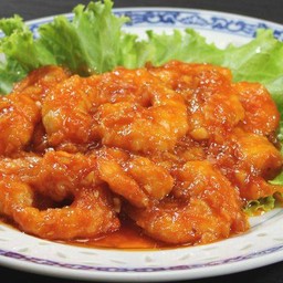 กุ้งผัดทรงเครื่อง