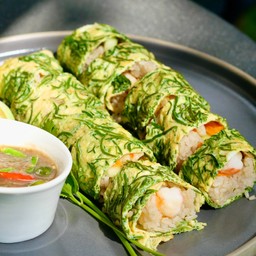 ชะครามห่อข้าวผัดกะปิกุ้ง