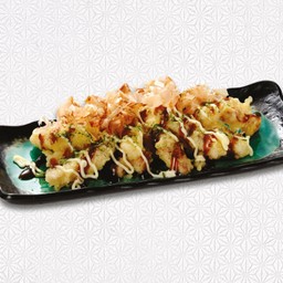 Okonomiyaki Style Ika Tempura
