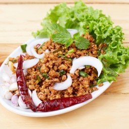 ลาบเนื้อคั่วแซ่บ