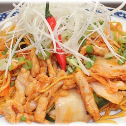 บะหมี่ผัดกิมจิ