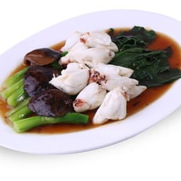 เนื้อปูเจี๋ยนคะน้าฮ่องกง